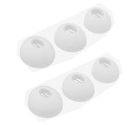 Embouts Auriculaires pour Oppo Enco Air2 Pro, Embouts Auriculaires en Caoutchouc de Silicone, Couvre-Oreilles, S/M/L 6pcs (Blanc)