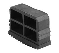 Embouts Caoutchouc Pour Escabeau Pied Tubesca Embout, 1 Paire Difficiles Antiderapant Extension Echelle Pieds en Caoutchouc Tapis Couverture de Sécurité Pare-Chocs Kit de Remplacement(Noir)