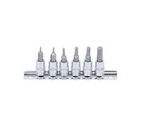 embouts cles 6 pans males bgs carre 1/4 chrome vanadium / 1,5 - 6 mm - Bgs Technic