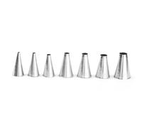 Embouts coniques pour poches à douille, acier, 4-16 mm, lot de 7 - Hendi 551615