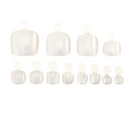 Embouts D’ongles Artificiels Pleine Couverture 600 Pièces | Plastique Blanc, Base Créative pour Décorations D’ongles, Usage Maison ou Salon, pour Apprentis Nail Art