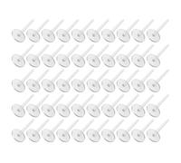 Embouts D’oreilles en Résine 6mm pour Bijoux DIY et Oreilles Percées | Léger, sans Rouille, Look Discret, pour Créateurs de Bijoux et Personnes Allergiques au Métal