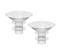 Embouts de Bride pour Tire-lait Portables 2 Pièces 13mm, en Silicone | Texture Fine, Surface Lisse sans Bavures, pour Pompes Électriques et Modèles Portables, Usage Quotidien