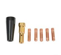 Embouts de buse sans gaz pour soudeur Century FC90 à alimentation par fil - 7 embouts de torche de soudage MIG avec tige de connexion en laiton et conduit en cuivre