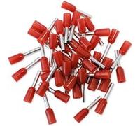 embouts de cablage - 1.00 mm ? rouge - Oc-pro Rouge
