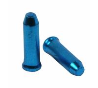 Embouts de câble de dérailleur aluminium ouverts Elvedes Housing (x500) Bleu