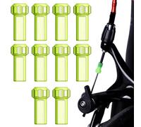 Embouts de câble de frein - Embouts d'extrémité de câble de frein de vélo, embouts de câble | 10 embouts étanches en alliage d'aluminium, embouts de câble de vélo pour une protection sécurisée du