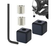 Embouts de câble de vélo | Embouts de câble de frein | Design cube en alliage d'aluminium Raccords pour course trail tout-terrain