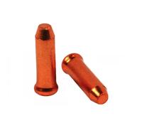 Embouts de cables de derailleur en alu elvedes 2 3 mm orange 10pcs