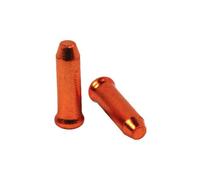 Embouts de cables de derailleur en alu elvedes 2 3 mm orange 10pcs