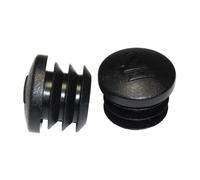 Embouts de cintre Ergotec hornbar 17 mm (x2) Noir
