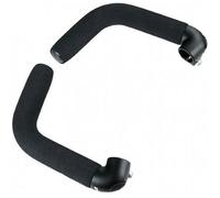 Humpert Embouts de cintre Ergotec 50010001 Evo-Touring Aluminium AL6061-T6 grip soft Anthracite S