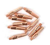Embouts de contact pour buse de soudage - Connecteur de diffuseur | Différents calibres disponibles pour le support de torche MIG(copper（10pcs）,7.5*45*0.8mm)