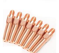 Embouts de contact pour buse de soudage-Connecteur diffuseur de gaz M6 | Différents calibres disponibles(copper（10pcs）,7.5*45*1.6mm)