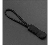 Embouts de cordon Zipcords, Sac à dos fermeture éclair, 1 pièce, adapté aux accessoires de retenue cordes, extracteur tête bricolage(Black)