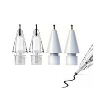 Embouts de crayon de rechange pour Apple Pencil Pro, embouts pour Apple 2e et 1ère génération USB-C, et stylet numérique Logitech, pointes de crayon aiguille avec étui, ensembles de crayons silencieux