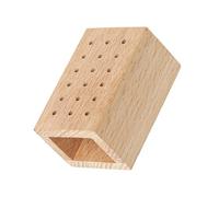 Embouts de forets à ongles en bois Organisateur d'outils Conteneur de ponçage Stockage Présentoir Fournitures de forets à ongles