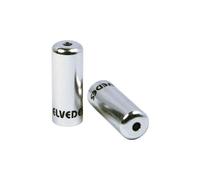 Embouts de gaine de frein en aluminium elvedes 4 2mm 10 pcs argent