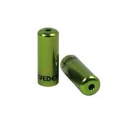Embouts de gaine de frein en aluminium elvedes 4 2mm vert x10