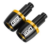 Embouts de Guidon de Moto, Capuchons de contrepoids coulissants pour CB190R CBF190R 2015-2018, Gris (Jaune)
