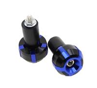 Embouts de Guidon de Moto en Aluminium 22 mm, Protections universelles pour Suzuki V-Strom 650 1050 DL650, Vert (Bleu)