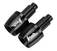 Embouts de Guidon de Moto, poignées, Capuchons, pièces de lestage, Bouchons Anti-Vibrations pour Aprilia RSV4 2009-2015 (Noir)