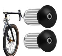 Embouts de guidon en aluminium pour vélo de route et VTT | Les bouchons de guidon en alliage d'aluminium de qualité supérieure offrent un verrou extensible serré pour garder le guidon