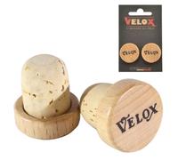 Embouts de guidon en bois vintage Velox - Kit de 2 bouchons pour cintre de vélo
