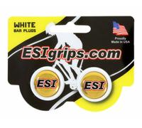 Embouts de guidon ESI Poignées blanches