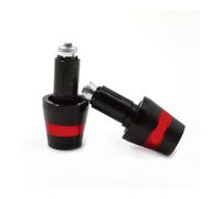 Embouts De Guidon pour AK 550 pour AK550 7/8 '' 22mm Accessoires De Moto Poignée De Guidon Extrémités De Barre De Poignée Extrémité De Capuchon De Contrepoids(Red)