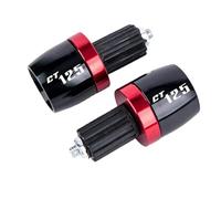 Embouts de Guidon pour H-Onda CT125 CT 125 pour Hunter Cub Accessoires Universels pour Moto - Embouts De Guidon 7/8" (22 Mm)(Rosso)