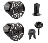 Embouts de guidon PRO en aluminium anodisé noir pour route/VTT