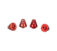 Embouts de Guidon RDMOTO Rouges Rouge