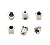 Embouts de guitare, 6 pièces, capuchons de cordes, boucle de à travers le corps, pièces de rechange électriques, de cordes