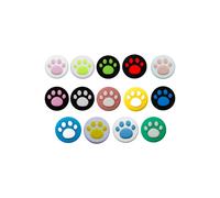 Embouts de joystick en silicone motif patte de chat compatibles avec Nintendo Switch, Switch Lite et Switch OLED (lot de 1000, couleurs variées)