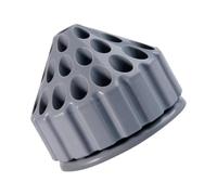 Embouts de Perceuse à Ongles Boîte de Rangement Rotative 35 Cases | Pe, Design Alvéolé Stable et Peu Encombrant, Organise Vos Accessoires de Meulage Couvercle