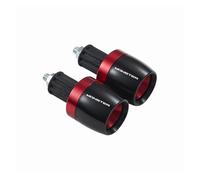 Embouts de poignées de guidon de moto for Ducati Diavel MONSTER 695 696 795 796 797 821 1200 1200S 1100 S 7/8 Inch 22mm(Red)