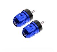 Embouts de poignées de Moto, Poids d'extrémité de Guidon, Embouts Anti-Chute, Bouchons de Guidon pour NS125LA RX125 NS125D, Rouge (Bleu)