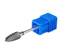 Embouts de Ponceuse à Ongles Foret Fraise Metal en Acier Tungstène Bleu | Kit Manucure, Fournitures pour Salon de Manucure, Têtes de Rechange pour Meuleuses