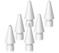 Embouts de rechange améliorés pour Apple Pencil Pro/1ère génération/2ème génération/USB-C, pointes de stylet Apple en métal pour un contrôle précis - Embouts de crayon pour Apple iPad Pencil - (lot de