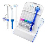 Embouts de rechange compatibles avec hydropulseur Waterpik, étui de rangement et 9 embouts, compatibles avec Waterpik Aquarius Water Flosser, WP-660, WP-580, WF-20, CC-04, WP-662, WP-667CD, WF-13, WF