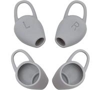 Embouts de rechange compatibles avec les écouteurs Plantronics Backbeats Fit - Embouts antidérapants en silicone souple - Adaptateurs d'oreille pour écouteurs sans fil - Gris