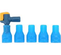 Embouts de rechange en silicone alimentaire avec valve d'arrêt coudée pour les poches d'hydratation