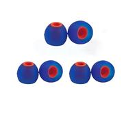 Embouts de rechange en silicone compatibles avec les écouteurs filaires JBL T110BT T115BT T120BT T180A T280A T380A, doux, antidérapant, confortable et durable, bleu S (3 paires)