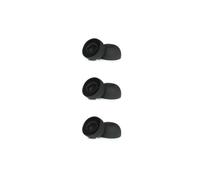 Embouts de rechange en silicone compatibles avec les écouteurs JBL Tour PRO 3, doux, antidérapants, confortables et durables, noir, M (3 paires)