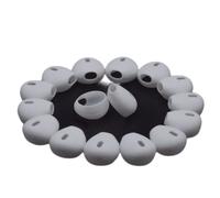 INF 10 Paires d'embouts de Rechange en Silicone pour écouteurs de 15 à 16 mm, tels Que iPhone 6/6 Plus, iPhone 5/5S, Coques de Casque Ultra Douces et légères