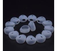 INF 10 Paires d'embouts de Rechange en Silicone pour écouteurs de 15 à 16 mm, tels Que iPhone 6/6 Plus, iPhone 5/5S, Coques de Casque Ultra Douces et légères
