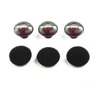 Embouts de rechange en silicone pour écouteurs Plantronics pour casques Voyager 5200 5220 conçus pour réduire efficacement les distractions ambiantes (3 pièces L (16 mm)