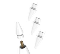 Embouts de rechange pour Apple Pencil (4 Pack) Compatible avec iPad 1st Génération Stylo Stylet Conseils Accessoires Kit de remplacement Tablette Touch Connecteur Port Generation Adaptateur