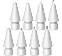 Embouts de rechange pour Apple Pencil - Embouts métalliques améliorés sans usure pour stylet Apple 1ère/2{^>e<^} génération/USB-C (8 pièces)